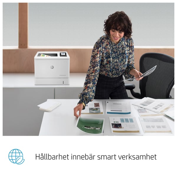 HP LaserJet Enterprise M554dn - Skrivare - Färg - Duplex - Laser - A4/Legal - 1200 x 1200 dpi - upp till