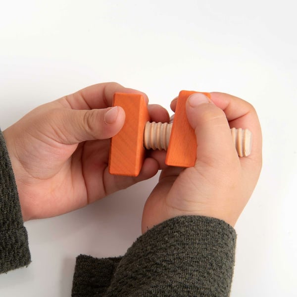 Tickit Rainbow Wooden Nuts & Bolts