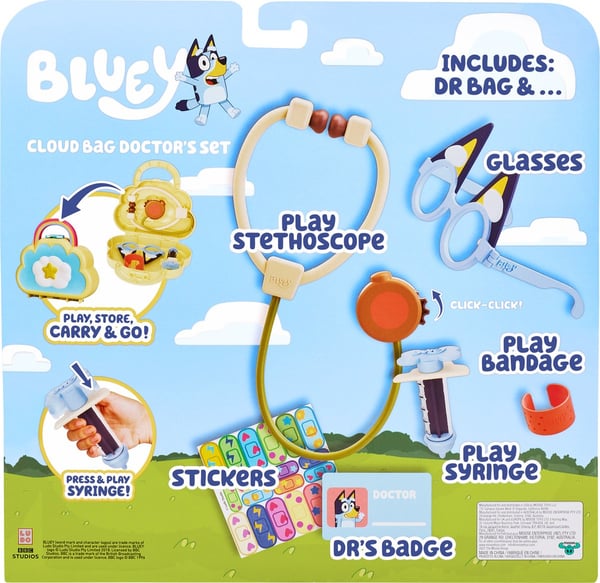 Moose Toys Bluey Dokterset