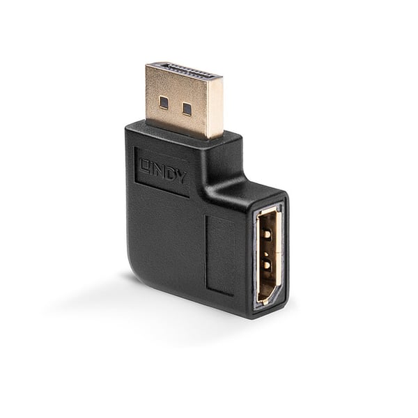 Lindy 41333 kabelomvandlare (hane/hona) DisplayPort Svart