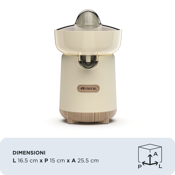 Ariete Entsafter ARI-417-BG elektroninen sitruspuristin 0,5 L 40 W Beige