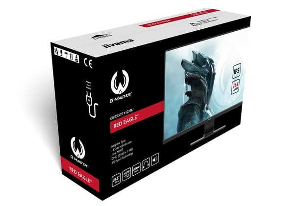 iiyama G-MASTER GB3271QSU-B1 tietokoneen litteä näyttö 80 cm (31.5") 2560 x 1440 pikseliä Wide Quad HD LED Musta
