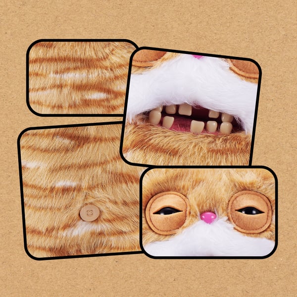 Hug-A-Lumps Fuggler Alley Cats 23 cm Assortment
