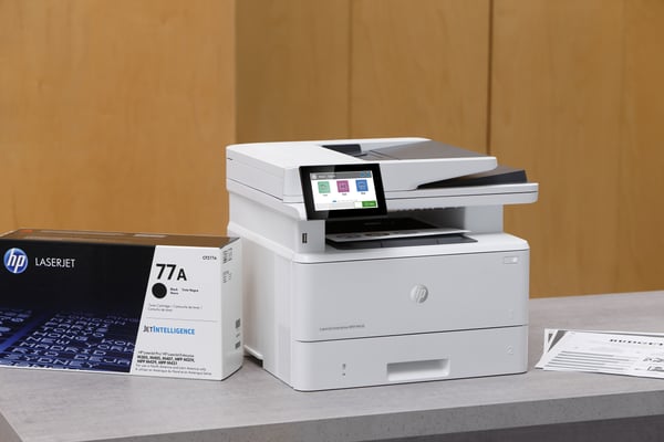 HP LaserJet Enterprise M430f Multifunction Mustavalkoinen Tulostin, Vain Ethernet; Kopiokone, skanneri