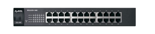 Zyxel ES1100-24E Ohanterad Svart