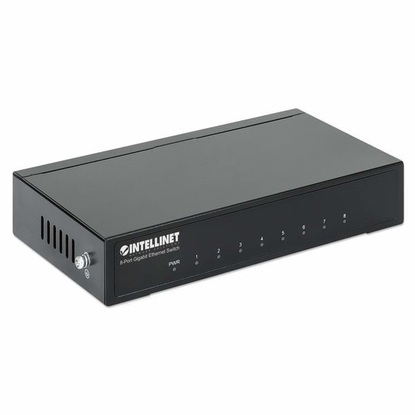 Intellinet 530347 verkkokytkin Gigabit Ethernet (10/100/1000) Musta