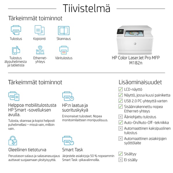 HP Color LaserJet Pro MFP M182n