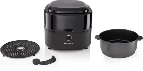 Hisense HAF1350DR Yksi 6,7 L Erillinen 1350 W Kuumakiertoilmakypsennin Musta