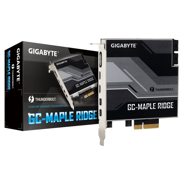 GIGABYTE GC-MAPLE RIDGE interface-kort/adapter Intern DisplayPort, Mini DisplayPort, Thunderbolt 4, USB 3.2 Gen 2 (3.1 Gen 2)
