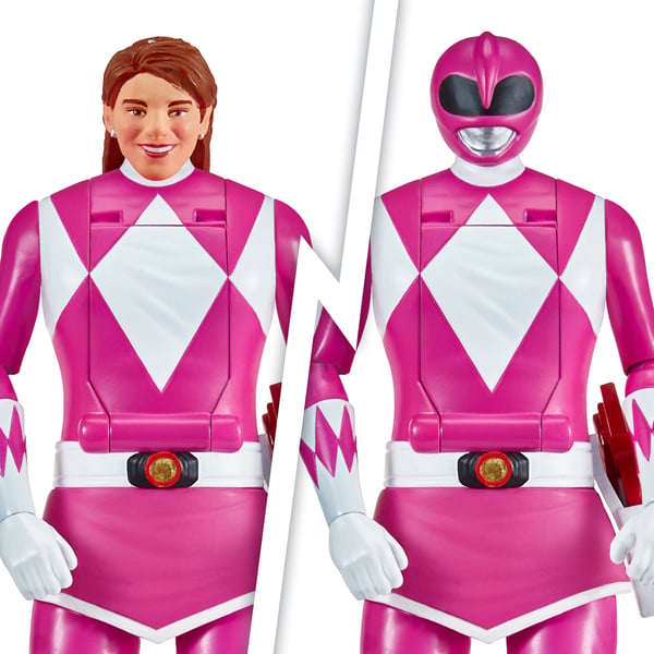Power Rangers Auto-Morphin Pink Ranger Figure