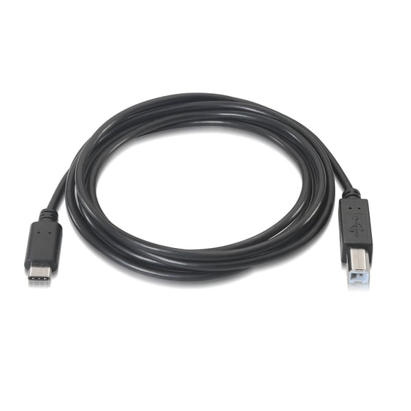 AISENS A107-0053 USB-kabel USB 2.0 1 m USB C USB B Sort