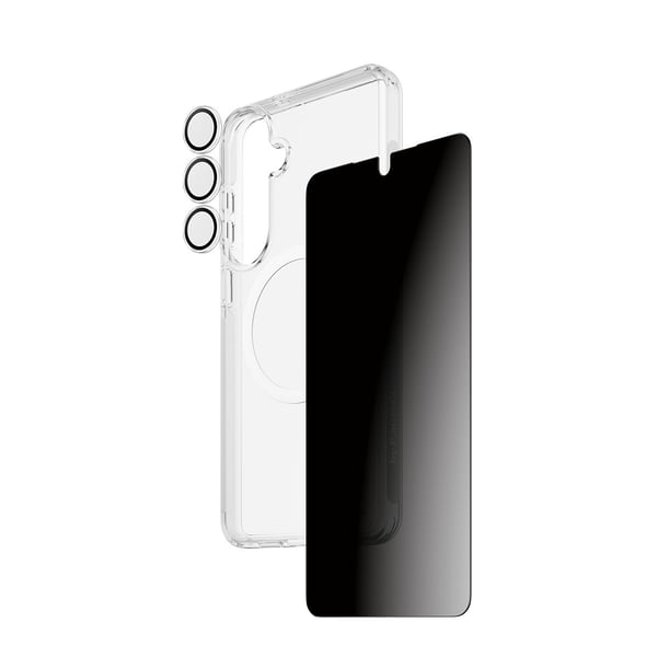 PanzerGlass ® | CARE™ by ® Privacy 3-in-1 Bundle Samsung Galaxy S26+ Genomskinligt skärmskydd 1 styck