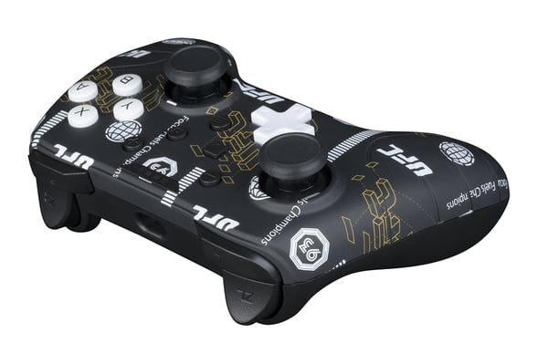 Konix UFC Svart, Vit USB Spelplatta Analog / Digital Nintendo Switch, Nintendo Switch Lite, PC