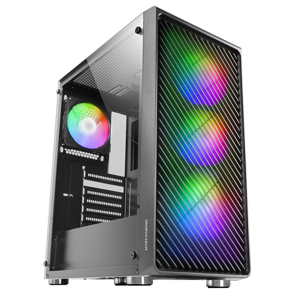 Mars Gaming MCF datorväskor Midi Tower Svart