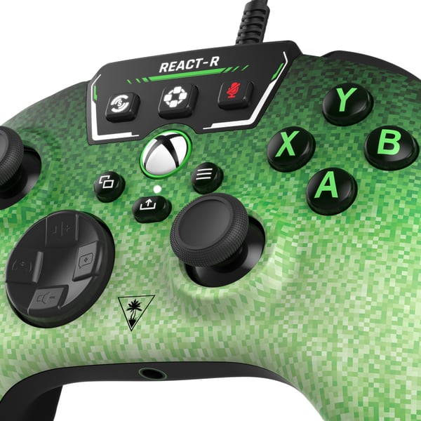 Turtle Beach React-R Svart, Grön USB Spelplatta Analog / Digital PC, Xbox One, Xbox Series S, Xbox Series X