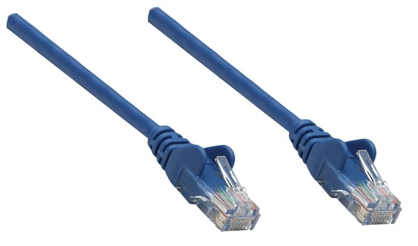 Intellinet Cat6, UTP, 7.5 m netværkskabel Blå 7,5 m U/UTP (UTP)