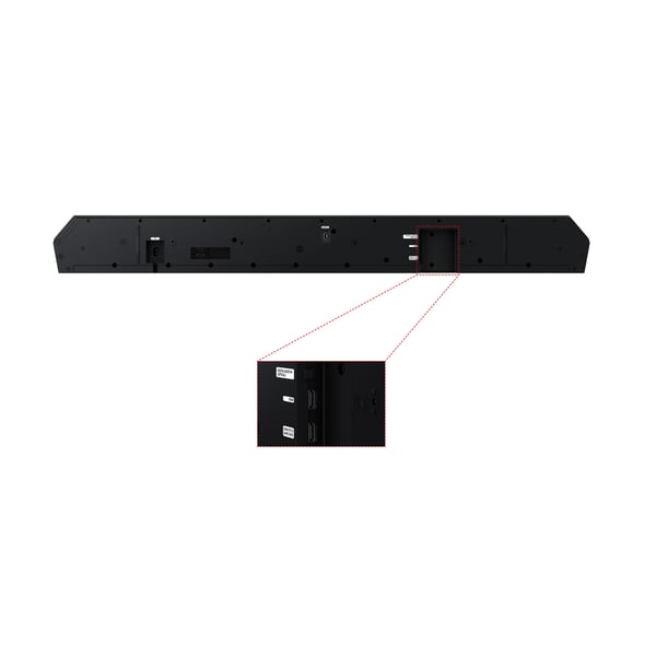 Samsung HW-Q800H/XC SoundBar højttaler Sort 5.1.2 kanaler 400 W