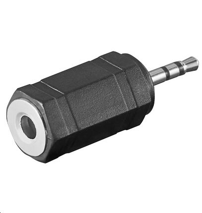 Microconnect AUDASM kabel kønsskifter 2.5mm 3.5mm Sort