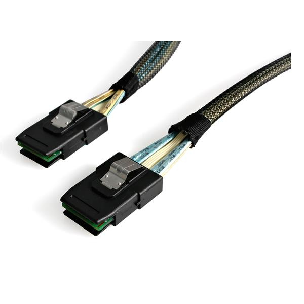 StarTech.com SAS8787100 SCSI-kabel Sort Ekstern 1 m SFF-8087