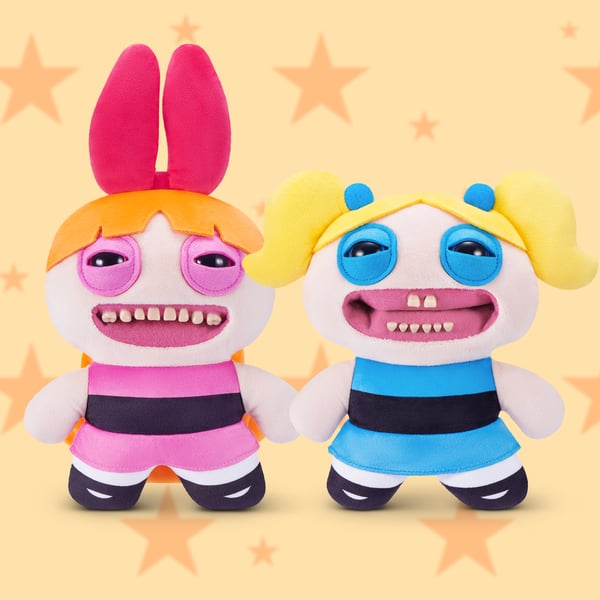 Hug-A-Lumps Fuggler Power Puff Girls 22 cm licenseret sortiment