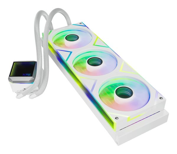 XPG LEVANTE II 360 Processor Alt-i-en væskekøler 12 cm Hvid