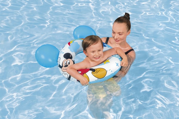 Bestway 9102K pool- och badmadrass Blå, Vit Bild PVC Simring