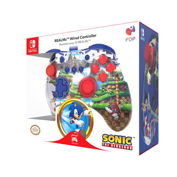 PDP REALMz Gennemsigtig USB Gamepad Analog/digital Nintendo Switch, Nintendo Switch OLED
