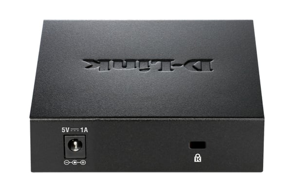 D-Link DGS-105 netværksswitch Ikke administreret L2 Gigabit Ethernet (10/100/1000) Desktop Sort