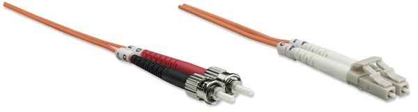Intellinet 1.0m LC-ST M/M InfiniBand och fiberoptisk kabel 1 m Orange