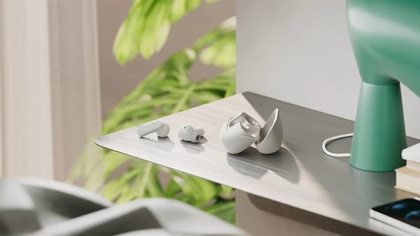 Philips TAT3000WT/00 kuulokkeet ja kuulokemikrofoni True Wireless Stereo (TWS) In-ear Puhelut/Musiikki USB Type-C Bluetooth Valkoinen