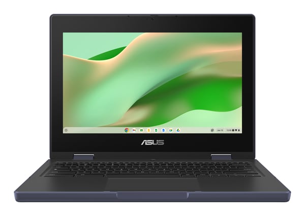 ASUS Chromebook CR11 Flip CR1104FTA-NS0379 Intel® N N150 29,5 cm (11.6") Berøringsskærm HD 4 GB LPDDR5-SDRAM 64 GB eMMC Wi-Fi 6 (802.11ax) ChromeOS Grå QWERTY Spansk