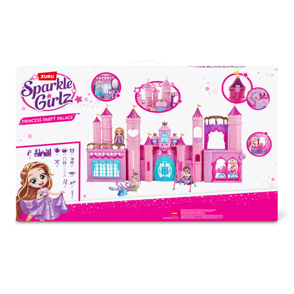 Sparkle Girlz Princess Party Palace dockhus