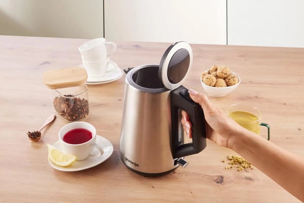 Gorenje K17OS vattenkokare 1,7 l 2200 W Rostfritt stål, Svart