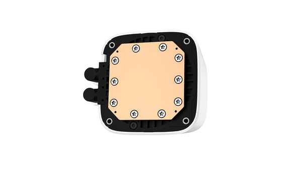 DeepCool LS720 WH Suoritin All-in-one-nesteenjäähdytin 12 cm Valkoinen 1 kpl