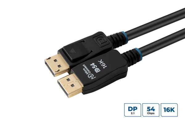 Microconnect MC-DP-MMG-300V2.1 DisplayPort kabel 3 m Sort