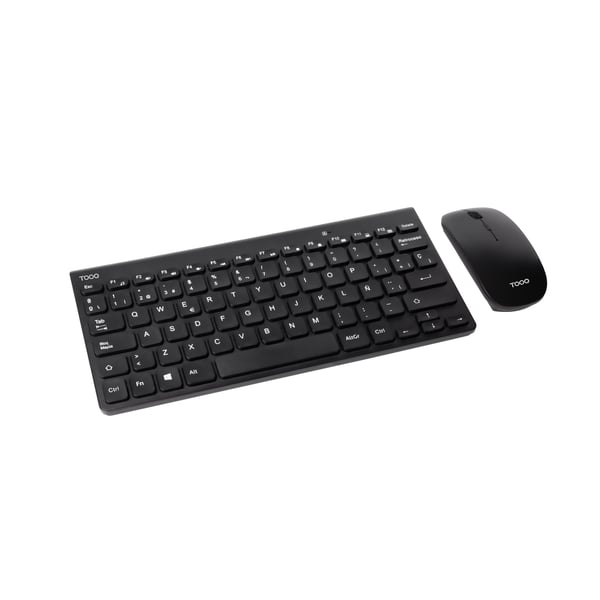 TooQ TQKMW-3101-B tastatur Mus inkluderet Universel RF trådløst Sort