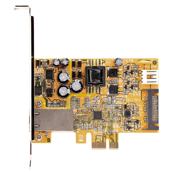 StarTech.com 1 Port 2.5Gbps PoE Nätverkskort, PCIe Ethernet-kort med RJ45-port, 30W 802.3at PoE NIC fo
