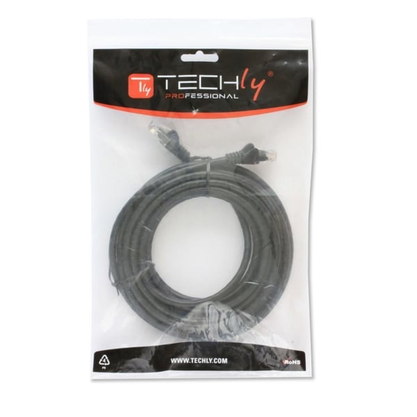 Techly ICOC CCA5U-010-BKT netværkskabel Sort 1 m Cat5e U/UTP (UTP)