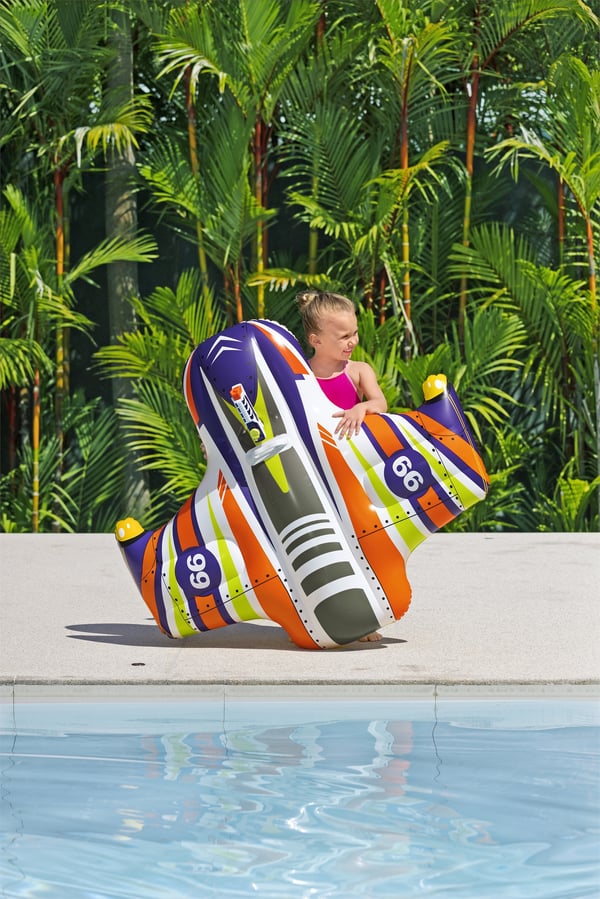 Bestway 41503 pool- och badmadrass Multifärg Mönstrad Polyvinylklorid (PVC) Sittbadleksak