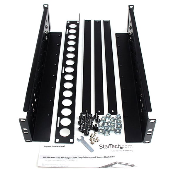 StarTech.com 2U dybdejusterbare 19\" serverrackskinner - Universelle rackskinner - Rackskinne
