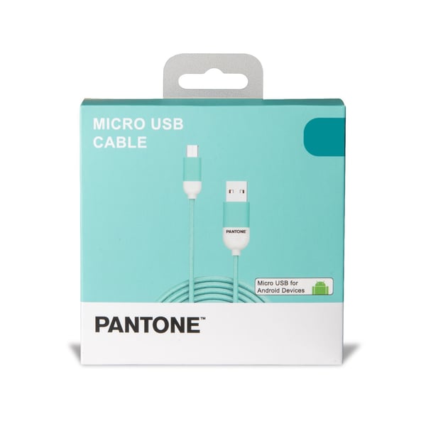 Celly PT-MC001-5L USB-kablar USB 2.0 1,5 m Micro-USB A USB A Cyan