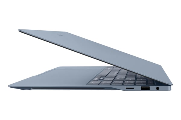 Samsung NP960XRD-KB1FR laptop Copilot+ PC Snapdragon X2E-88-100 Netbook 40,6 cm (16") Berøringsskærm WQXGA+ 16 GB LPDDR5x-SDRAM 512 GB eUFS Wi-Fi 7 (802.11be) Windows 11 Home Grå, Blå AZERTY Fransk