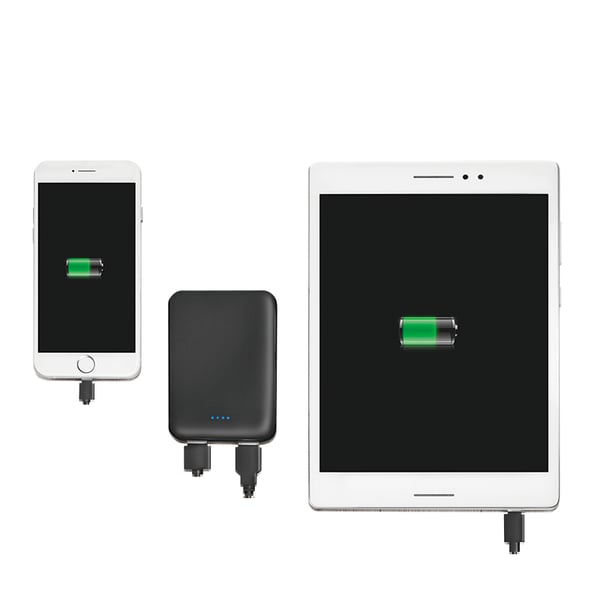 LogiLink PA0202 powerbank Lithium polymer (LiPo) 5000 mAh Sort