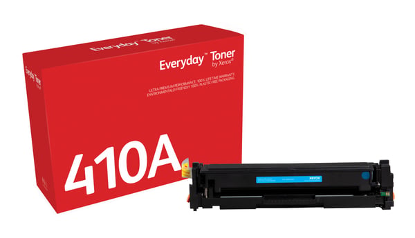 Everyday™ Cyan Toner by Xerox compatible with HP 410A (CF411A), Standard kapacitet
