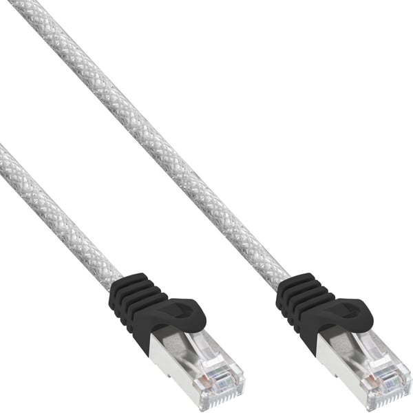 InLine 72511T netværkskabel Transparent 1 m Cat5e SF/UTP (S-FTP)