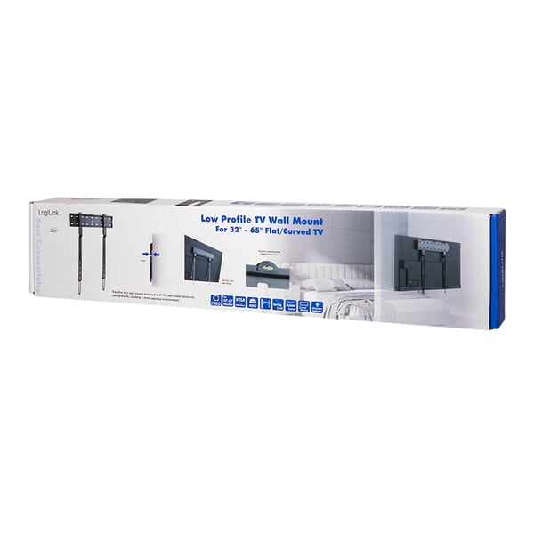 LogiLink BP0116 tv-beslag 165,1 cm (65") Sort