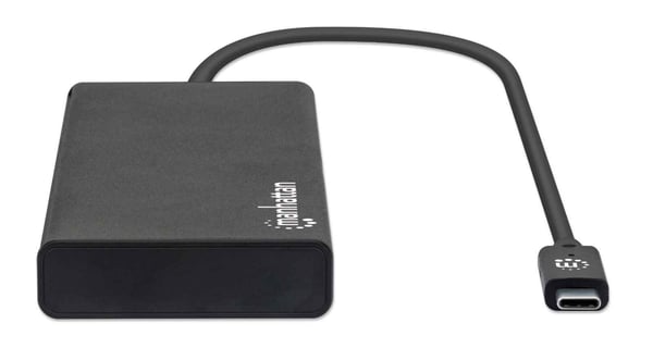 Manhattan 152747 kannettavien tietokoneiden telakka ja porttitoistin USB Type-C Musta