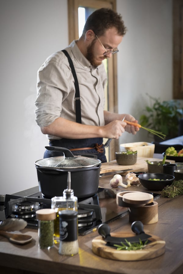 Tefal E24946 Rund Sort
