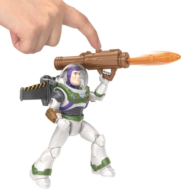 Lightyear Disney Pixar Uppdragsutrustad Buzz -figur