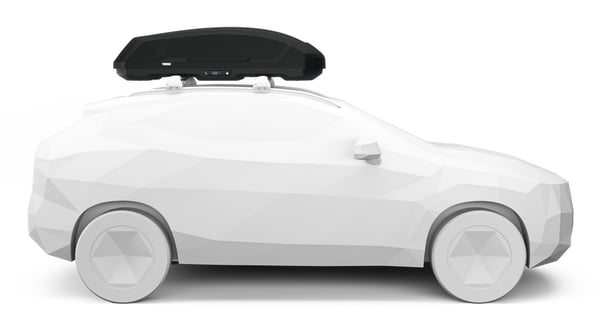 Thule Force 3 M Takbox, hård Svart
